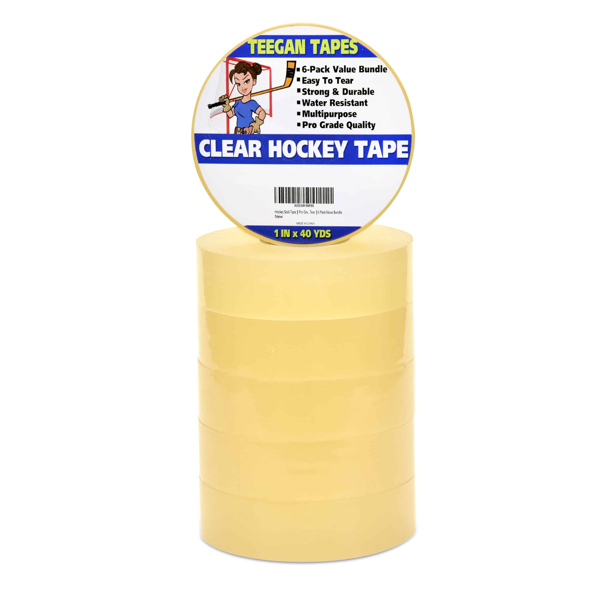 Hockey Tape  Multipurpose Cloth Tape Roll for Ice & Roller Hockey